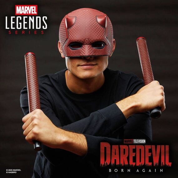 Daredevil: Born Again Premium Roleplay Mask and Billy Club - Figurines - Collectibles - Techbox