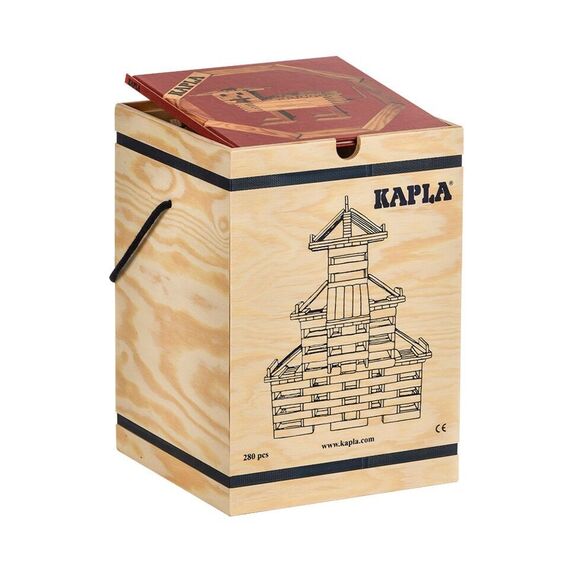 Kapla bricks 280 pcs - Red book (kapla280) / Toys