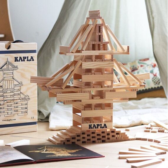 Kapla bricks 280 pcs - Red book (kapla280) / Toys