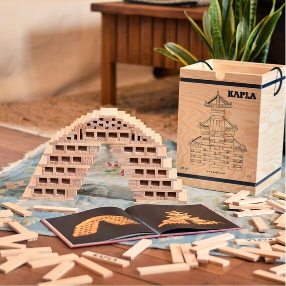 Kapla bricks 280 pcs - Red book (kapla280) / Toys
