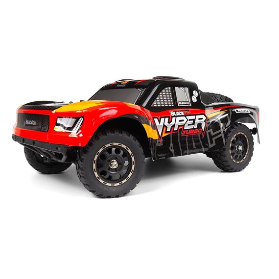 BLACKZON - SC Turbo 1/16 4WD 2S Brushless - Red/Orange (540275) / Toys