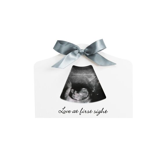 Dooky - Happy Hands Sonogram Echo Frame - White - 20 x 15 cm / Baby and Children
