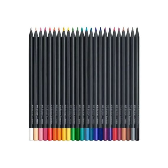 Faber-Castell - Colour pencils Black Edition - 24 pcs (116424) / Toys