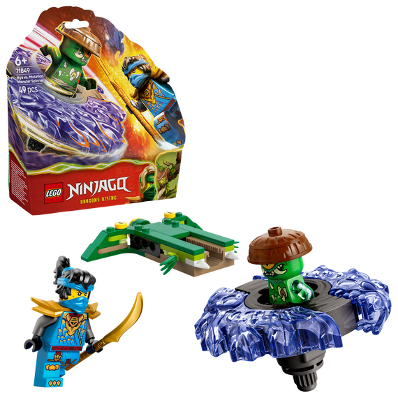LEGO - Ninjago - Nya vs. Mutation Monster Spinner (71849) / Toys |  Techbox