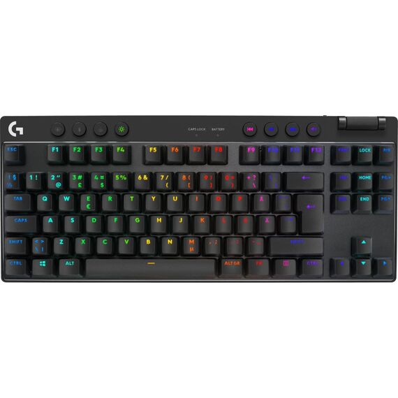 Logitech - G PRO X TKL Lightspeed - Tactile - Nordisk / Computers