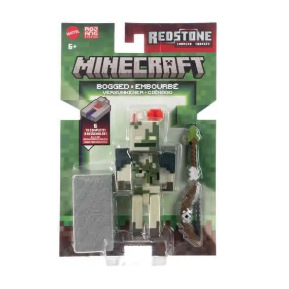 Minecraft - Biome Builds 8cm Figure - Redstone Charged Bogged (JJR87-JL10) / Toys