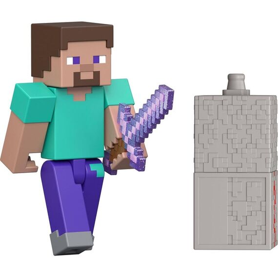 Minecraft - Biome Builds 8cm Figure - Steve (JJR85-JJ10) / Toys