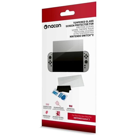 Nacon  - Tempered Glass Screen Protector for Nintendo Switch II / Nintendo Switch 2 | Techbox