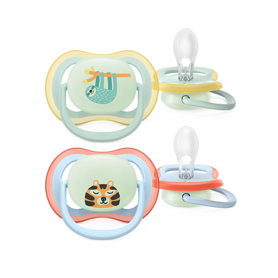 Philips Avent - Ultra air soother, Nighttime, 0-6m, light blue/light green / Baby and Children