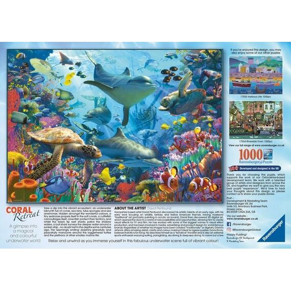Ravensburger - Puzzle - Coral Reef Retreat 1000p (12001172) / Toys