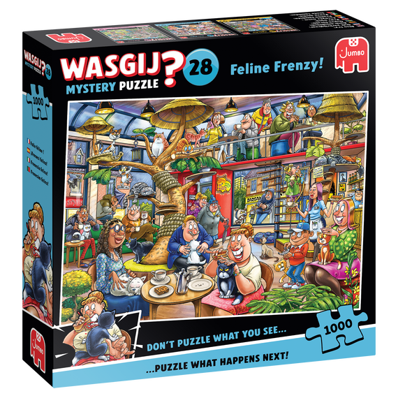 Wasgij - Mystery - #28 Feline Frenzy! (1000 pieces) (1110100506) / Toys