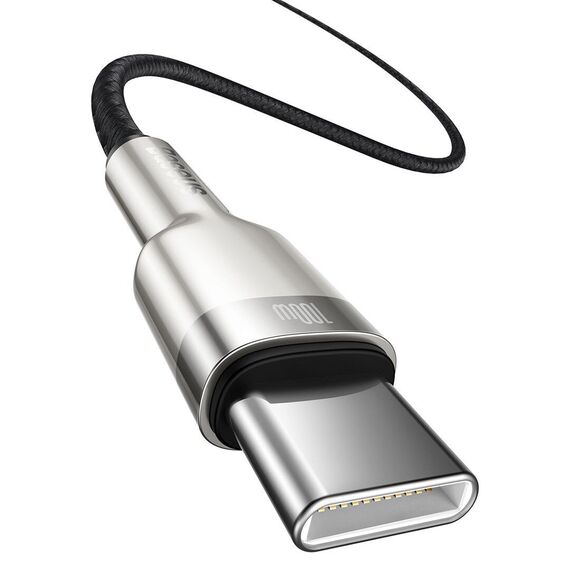 Baseus CATJK-C01 mobile phone cable Black 1 m USB C - USB Cables - Cables & Adapters - Techbox