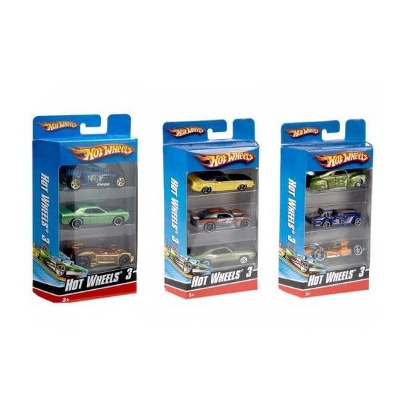 Hot Wheels - 3 Pack Die-Cast (K5904) / Toys