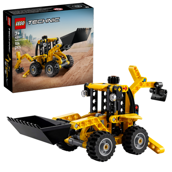 LEGO - Technic - Backhoe Loader (42197) / Toys |  Techbox