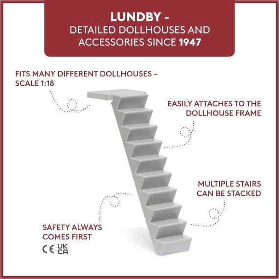 Lundby - Stairs +4 Years (18278) / Toys