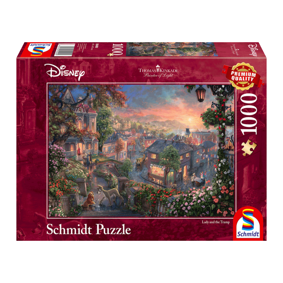 Schmidt - Thomas Kinkade: Disney - Lady and the Tramp (1000 pieces) (SCH9490) / Toys