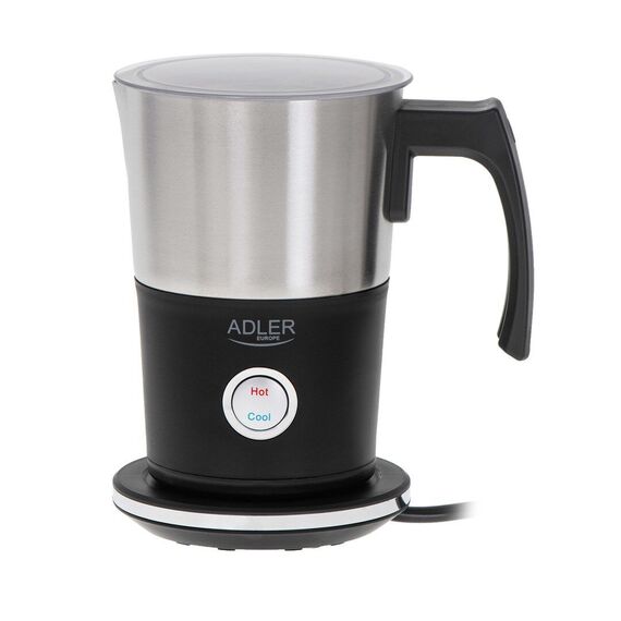 Adler AD 4497 milk frother/warmer Automatic Black - Milk foam - Coffee & Beverages - Techbox