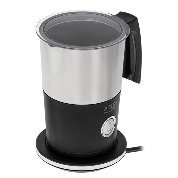 Adler AD 4497 milk frother/warmer Automatic Black - Milk foam - Coffee & Beverages - Techbox