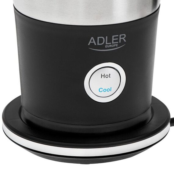 Adler AD 4497 milk frother/warmer Automatic Black - Milk foam - Coffee & Beverages - Techbox
