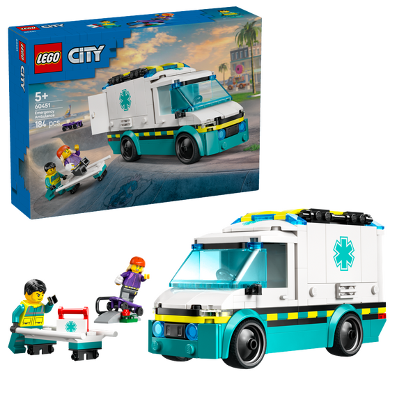 LEGO - LEGO City - Emergency Ambulance (60451) / Toys - Lego - Collectibles - Techbox