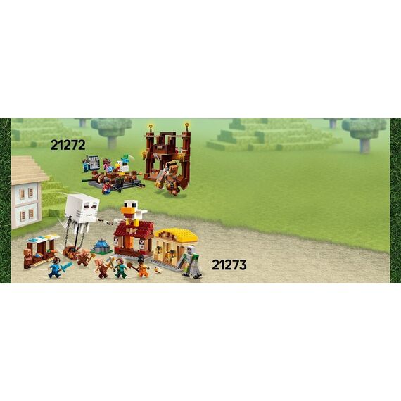 LEGO - Minecraft - The Ghast Balloon Village Attack (21273) / Toys