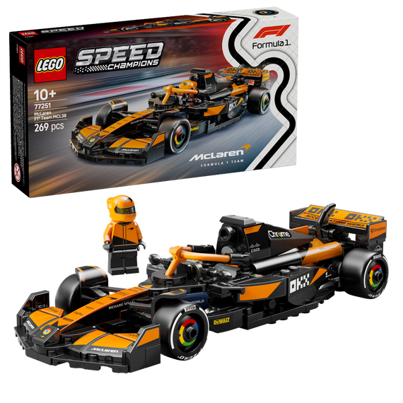 LEGO - Speed Champions - McLaren F1 Team MCL38 Race Car (77251) / Toys - Lego - Collectibles - Techbox