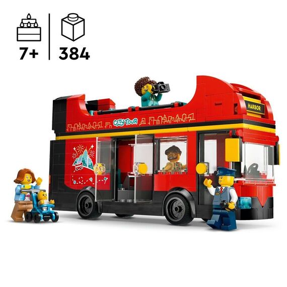 LEGO City - Red Double-Decker Sightseeing Bus (60407) / Toys - Lego - Collectibles - Techbox