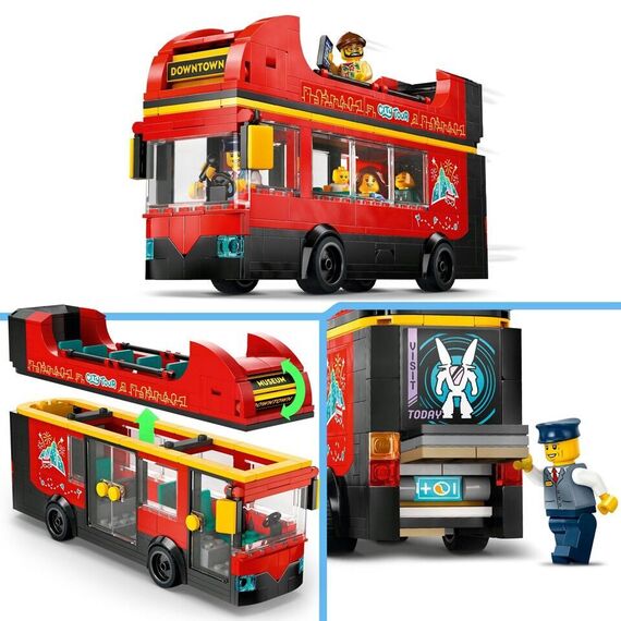 LEGO City - Red Double-Decker Sightseeing Bus (60407) / Toys - Lego - Collectibles - Techbox