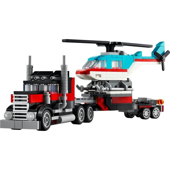 LEGO Creator - Flatbed Truck with Helicopter (31146) / Toys |  Techbox