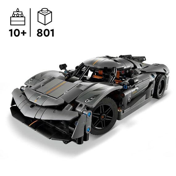 LEGO - Technic - Koenigsegg Jesko Absolut Grey Hypercar (42173) / Toys - Lego - Collectibles - Techbox