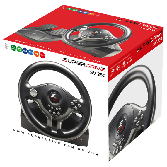 Subsonic Superdrive SV 250 - PS4/PS3/Xbox One, X/S / Switch / PC / PlayStation 4 - New -  - Techbox