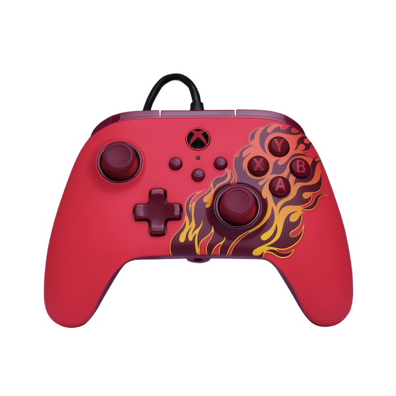 PowerA - Advantage Wired Controller - Red Blaze / Xbox Series X | Techbox