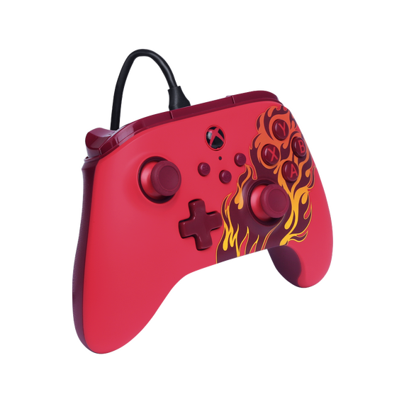 PowerA - Advantage Wired Controller - Red Blaze / Xbox Series X | Techbox