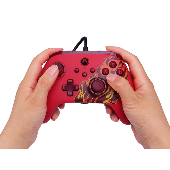 PowerA - Advantage Wired Controller - Red Blaze / Xbox Series X | Techbox