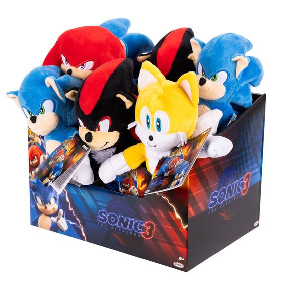 Sonic 3 The Movie assorted plush toy 23cm |  Techbox