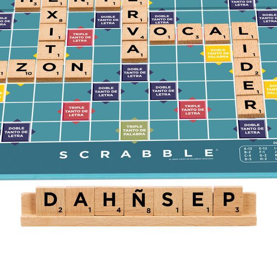 Spanish Scrabble Core Wood board game