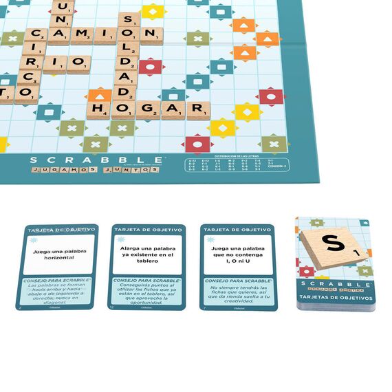 Spanish Scrabble Core Wood board game