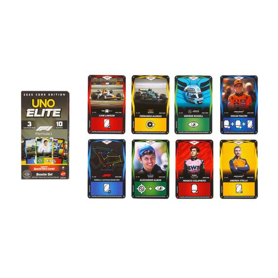 UNO Elite F1 Booster Pack card game |  Techbox