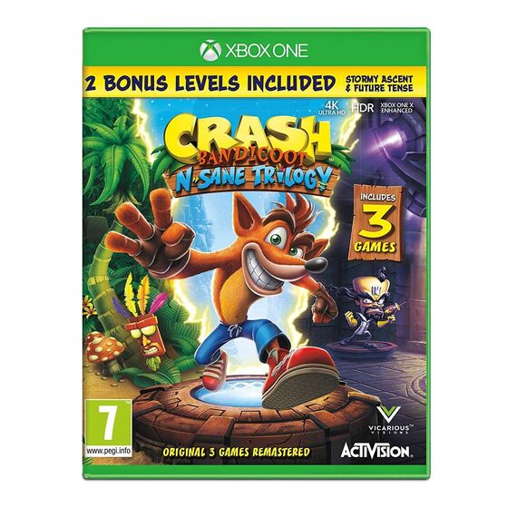 Crash Bandicoot - N'Sane Trilogy Remastered / Xbox One - Xbox One Games - Games - Techbox