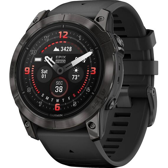 Garmin - Epix Pro (Gen 2) 51mm Sapphire Edition Carbon Gray / Electronics
