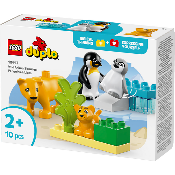 LEGO - DUPLO Town - Wild Animal Families: Penguins & Lions (10442) / Toys |  Techbox