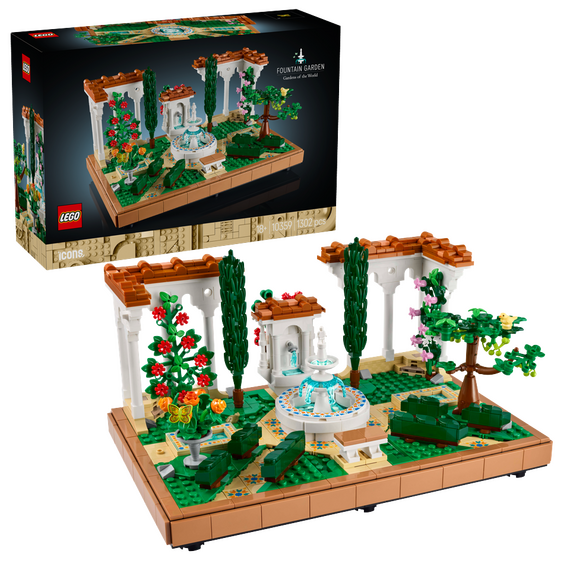 LEGO - Icons - Fountain Garden (10359). / Toys |  Techbox
