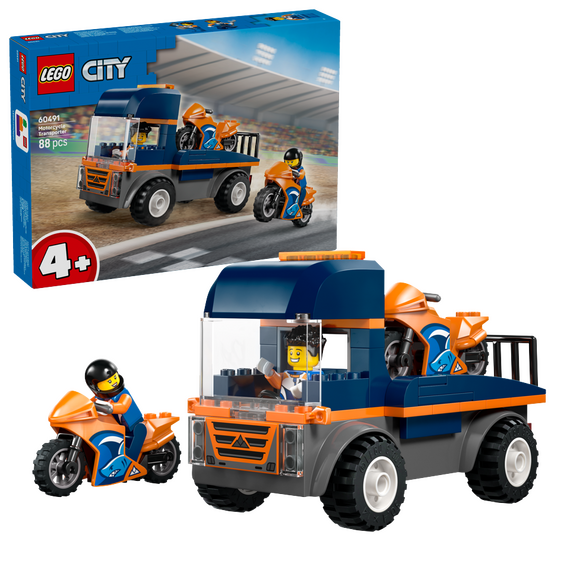LEGO - LEGO City - Motorcycle Transporter (60491) / Toys - Lego - Collectibles - Techbox