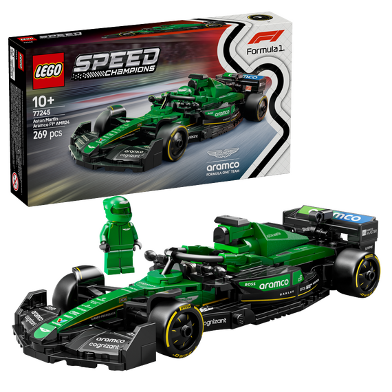 LEGO - Speed Champions - Aston Martin Aramco F1® AMR24 Race Car (77245) / Toys |  Techbox