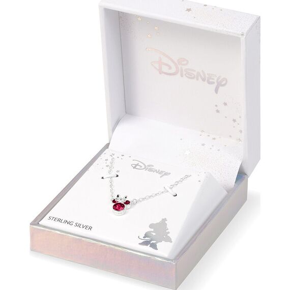 Disney Minnie July sterling silver necklace