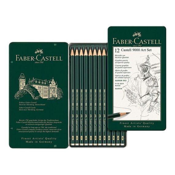 Faber-Castell - Graphite pencil Castell 9000 Art set (119065) / Toys