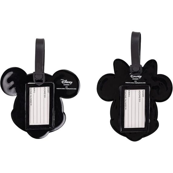 Disney Mickey & Minnie set of 2 luggage labels