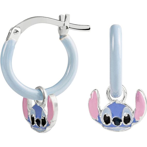Disney Stitch Charm sterling silver earrings