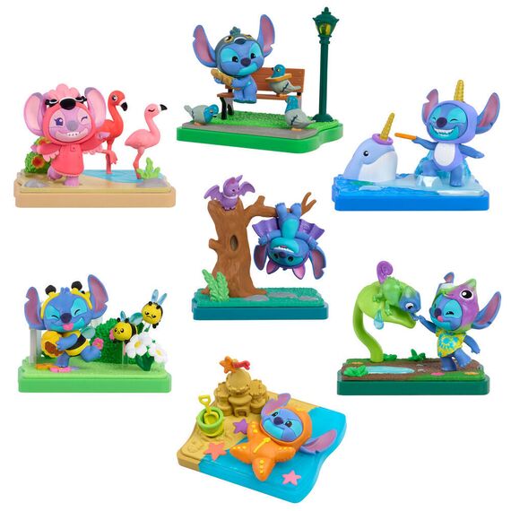 Disney Stitch Goes Wild assorted surprise capsule stage figure