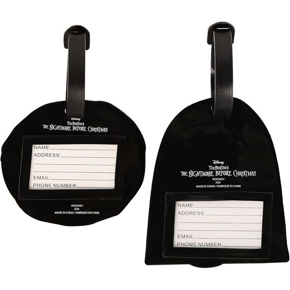 Disney The Nightmare Before Christmas set of 2 luggage labels